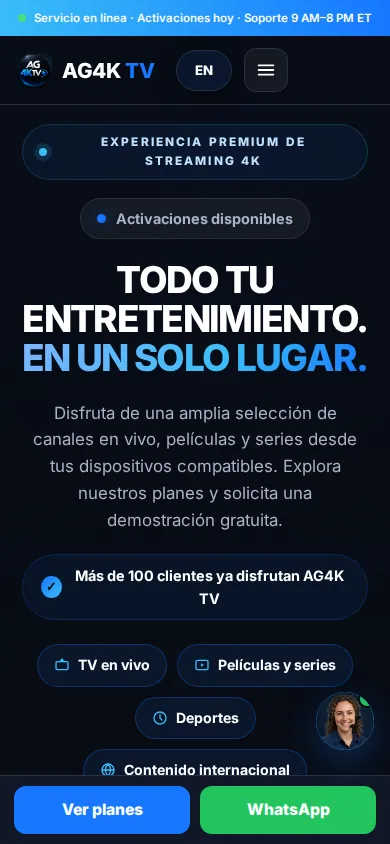 AG 4K TV — mobile